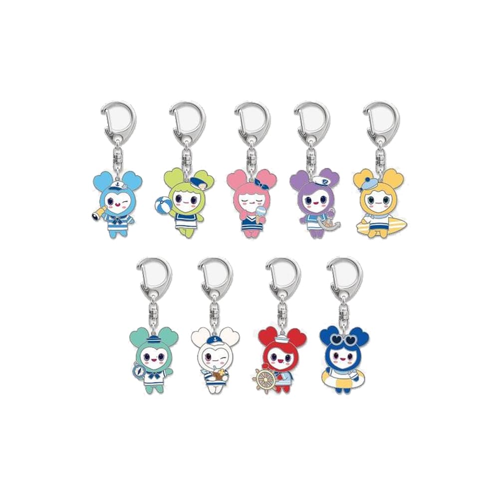 TWICE - LOVELY METAL KEYRING MARINE Ver. [2026 TWICE THIS IS FOR