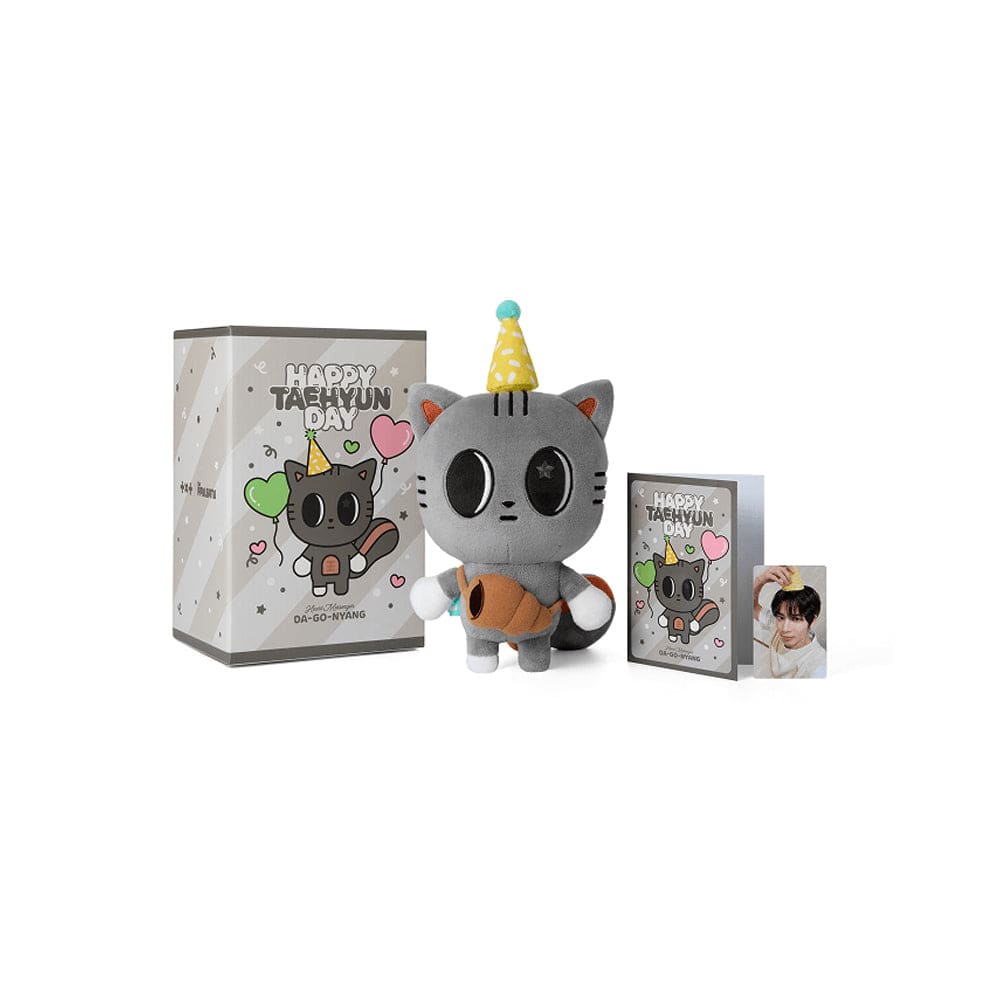 TOMORROW X TOGETHER TAEHYUN グッズセット TXT TAEHYUN - DA-GO-NYANG Plush Set – CHOCOKPOPSHOP