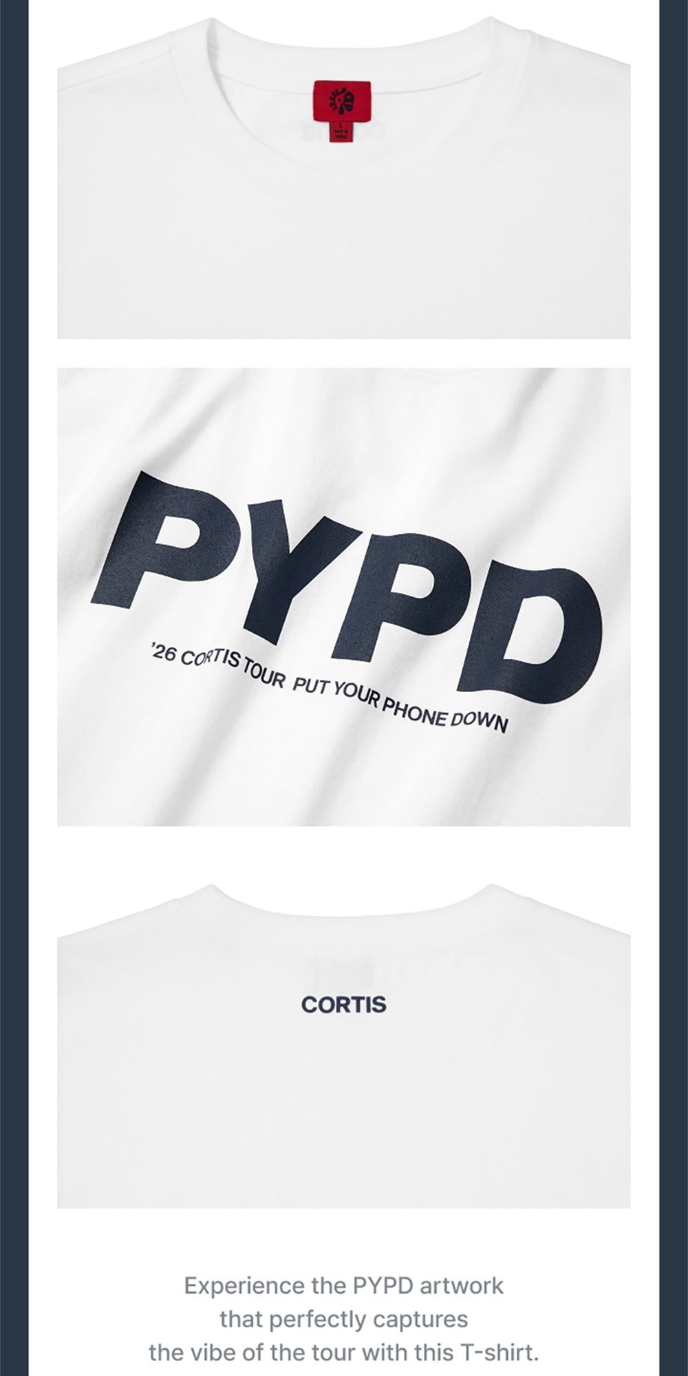 CORTIS PYPD T-Shirt White | Official 2026 PUT YOUR PHONE DOWN