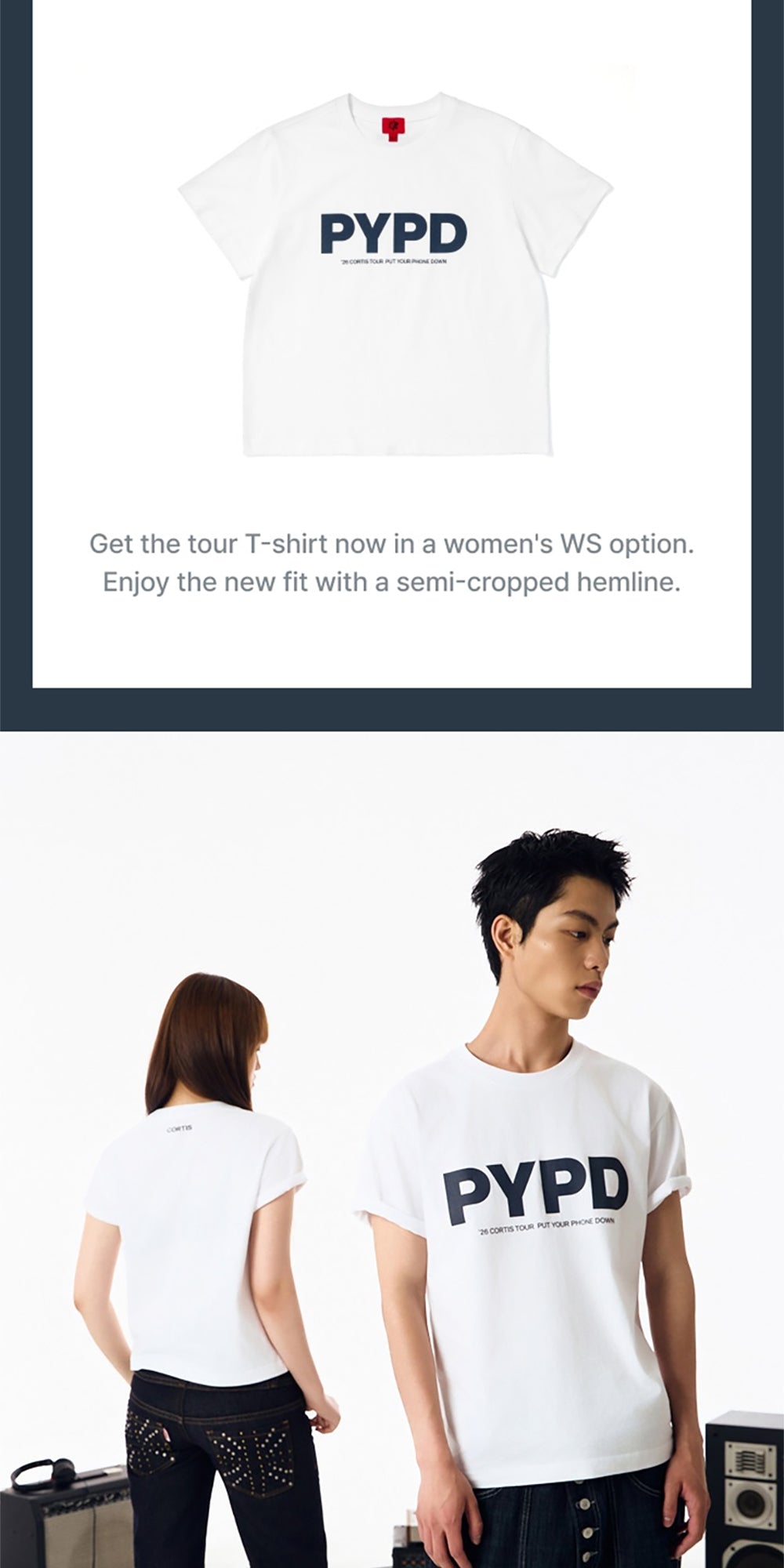 CORTIS PYPD T-Shirt White | Official 2026 PUT YOUR PHONE DOWN