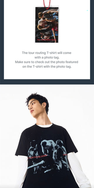CORTIS - TOUR Routing T-Shirt (Black) [2026 PUT YOUR PHONE DOWN CORTIS TOUR MD]