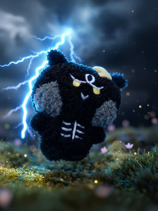 ATEEZ MIGHTEEZ - WOOYOUNG KKAMYO Weather Plush Keyring [Berry Breezy Fairy MD]