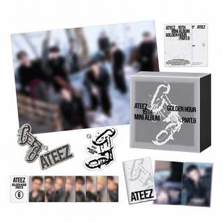 ATEEZ - 15th Mini Album [GOLDEN HOUR : Part.6] (EARPHONE CHARM VER.)
