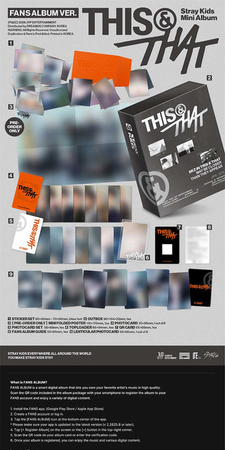 Stray Kids - 10th Mini Album THIS & THAT (FANS ALBUM VER.)