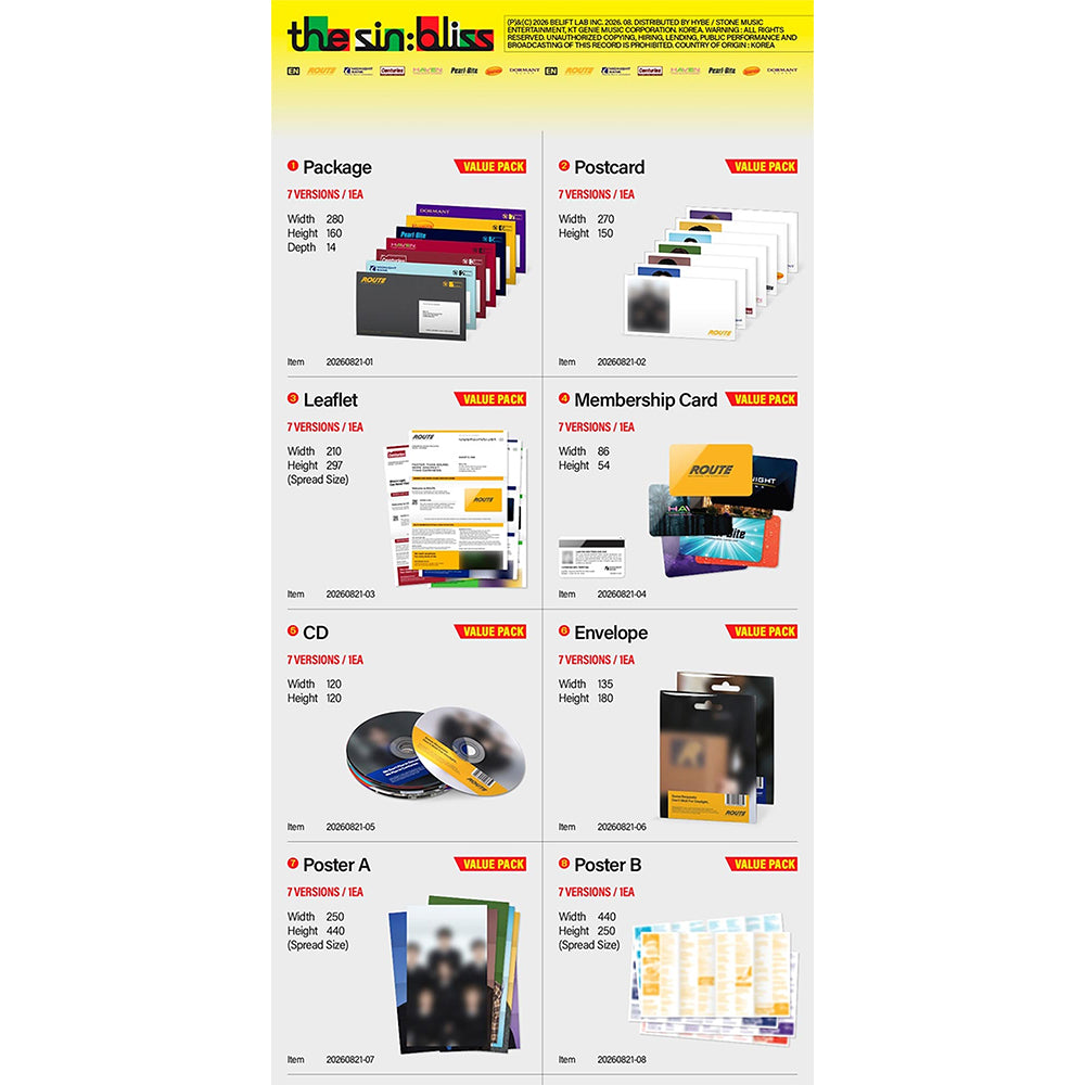 ENHYPEN THE SIN : BLISS ENGENE Ver. | Official 8th Mini Album