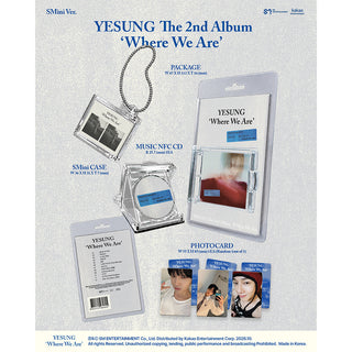 YESUNG - The 2nd Album WHERE WE ARE (SMini Ver.)