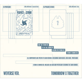 TOMORROW X TOGETHER - 9th Mini Album [PERFECT STORM] (Weverse Albums ver.)