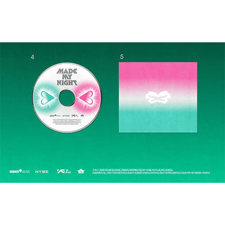 LE SSERAFIM - 2nd Single Album [MADE MY NIGHT] GLOW CLICKER KEYCHAIN (PINK / MINT)