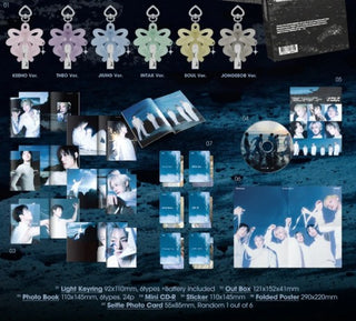 P1HARMONY - 9th Mini Album UNIQUE (LIGHT KEYRING VER.) RANDOM
