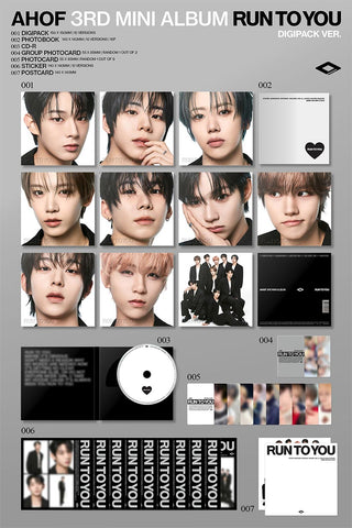 AHOF - 3rd Mini Album RUN TO YOU (DIGIPACK Ver.)