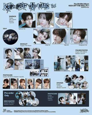 KickFlip - 5th Mini Album KICK OFF THE WALL Pt. 1 (DIGIPACK VER.)