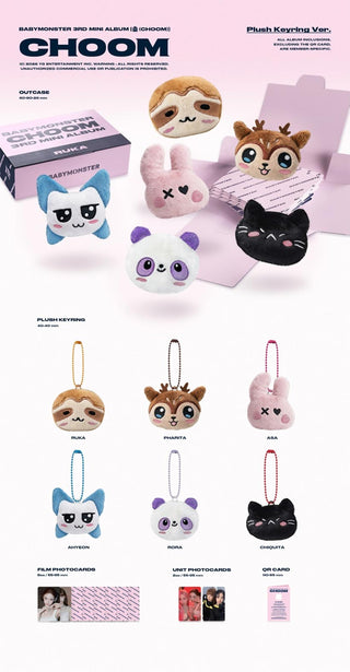 BABYMONSTER - 3rd MINI ALBUM [CHOOM] (PLUSH KEYRING VER.)