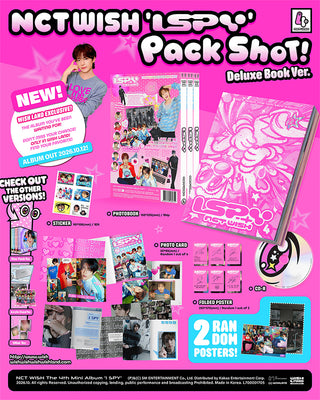 NCT WISH - 4th Mini Album I SPY (Deluxe Book Ver.)