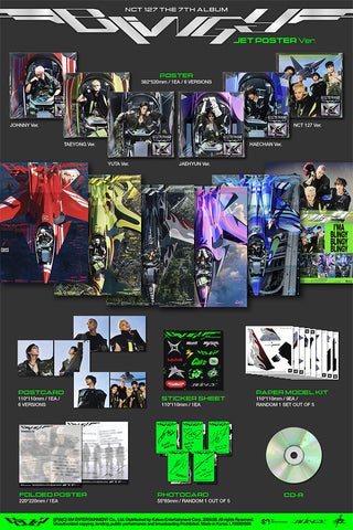 NCT 127 - 7th Album [BLINGY] (JET POSTER VER.)