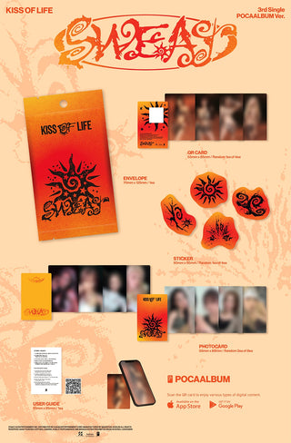 KISS OF LIFE - 3rd Single Album SWEAT (POCAALBUM VER.)