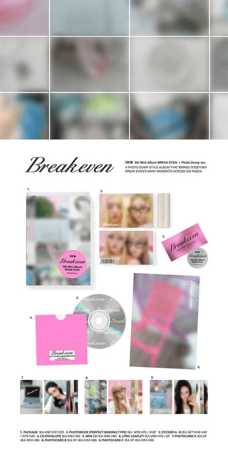 ILLIT - 5th Mini Album BREAK EVEN (PHOTO DUMP VER.)