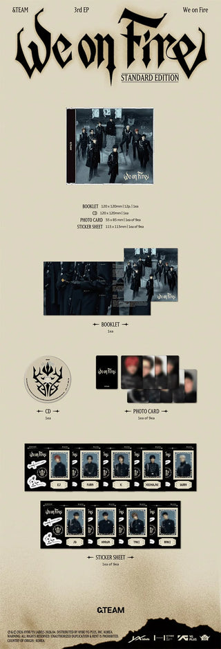 &TEAM - 3rd EP 『We on Fire』STANDARD EDITION