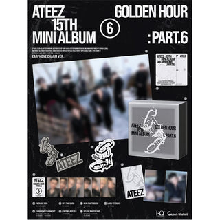 ATEEZ - 15th Mini Album [GOLDEN HOUR : Part.6] (EARPHONE CHARM VER.)