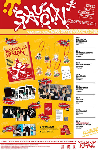 NEXZ - The 4th Mini Album SAUCIN' (PHOTO PACK Ver.)