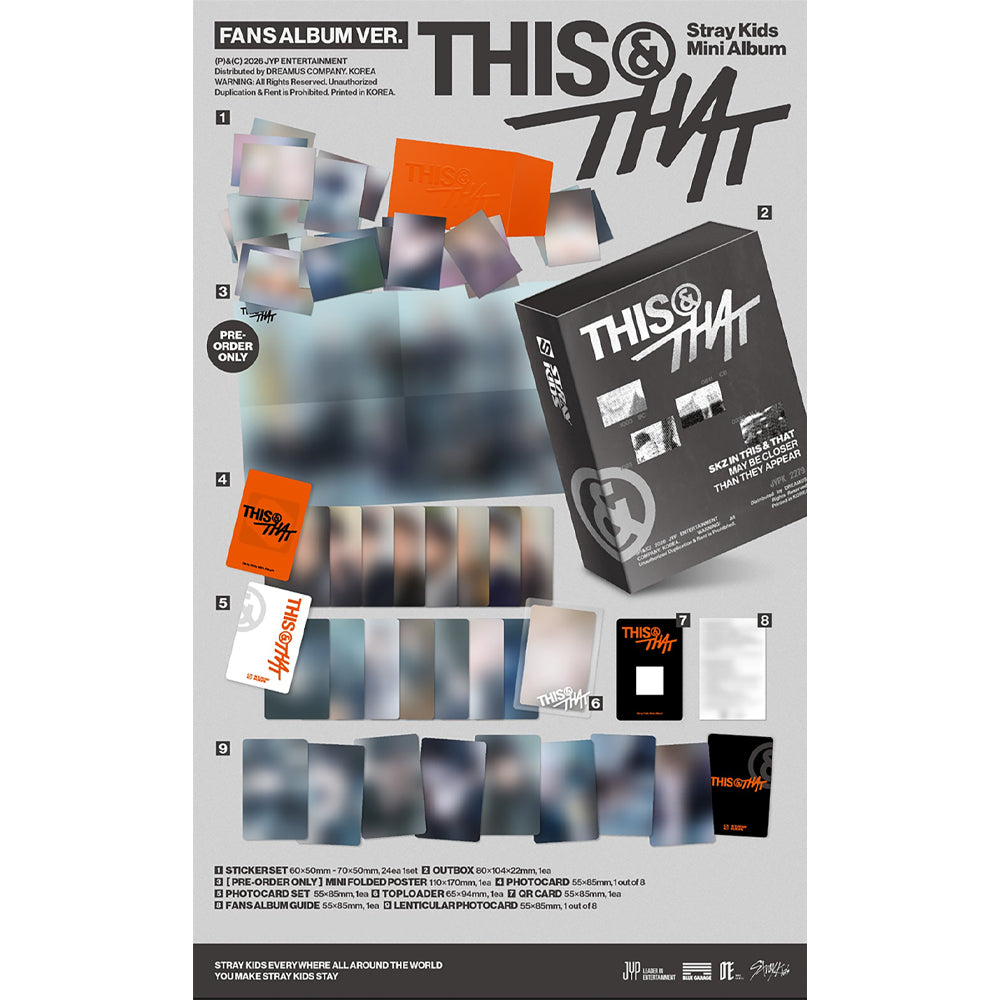 Stray Kids THIS & THAT FANS Album Ver. | Official Album