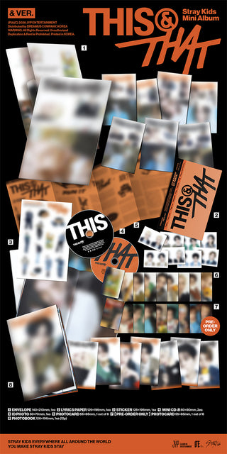 Stray Kids - 10th Mini Album THIS & THAT (& VER.) Random