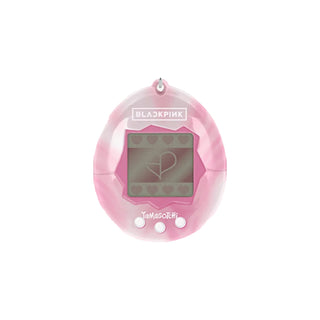 Pink digital toy with 'BLACKPINK' branding on a white background