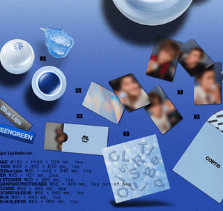 CORTIS GREENGREEN Blue Lips Lip Balm Ver. | Official Album CORTIS GREENGREEN Blue Lips Lip Balm Ver. | Official Album