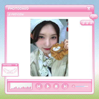 IVE X MINIVE POP-UP STORE MINIVE SCHOOL OFFICIAL PHOTOCARD