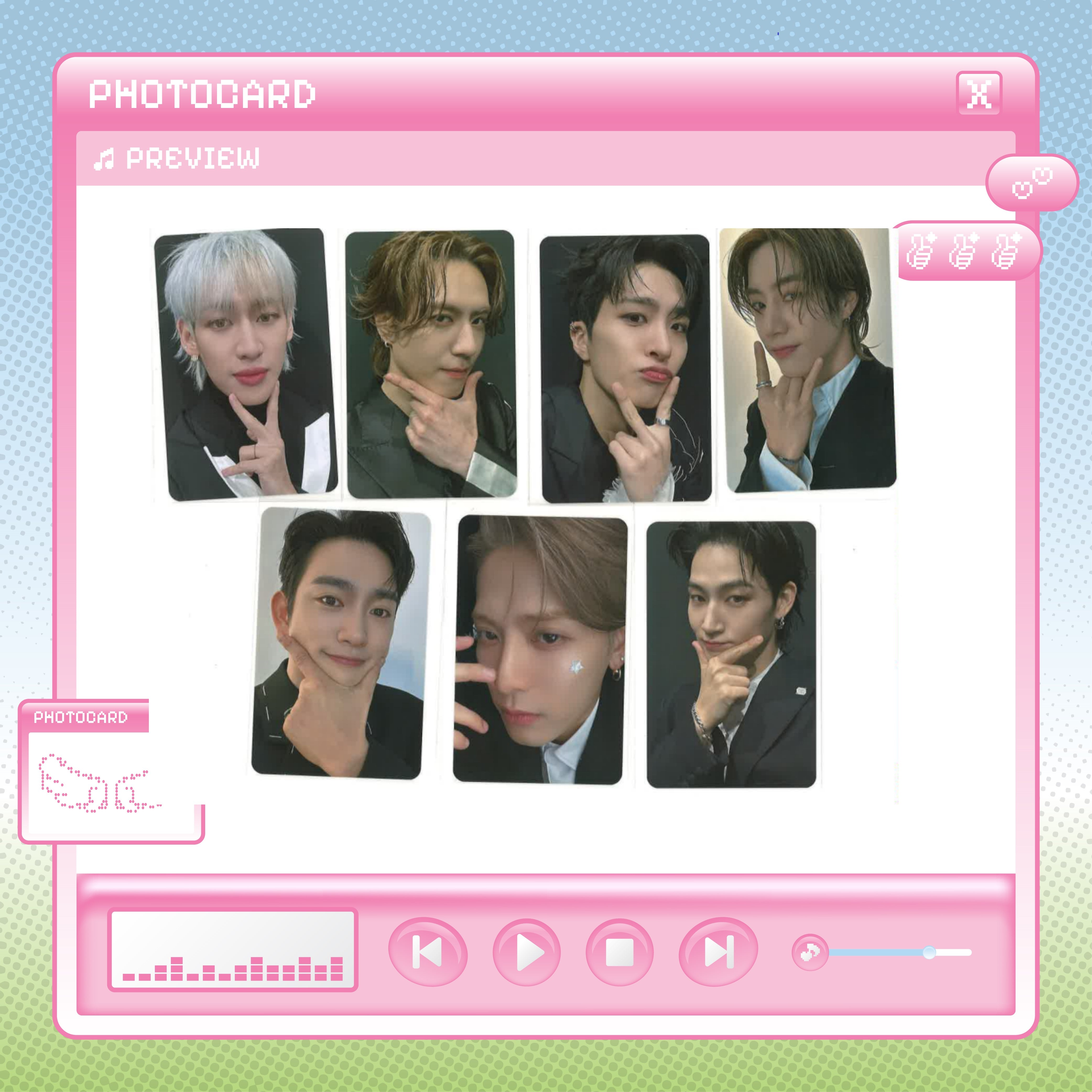 GOT7 2025 CONCERT NESTFEST OFFICIAL MD PHOTOCARD RANDOM