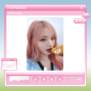 IVE X MINIVE POP-UP STORE MINIVE SCHOOL OFFICIAL PHOTOCARD