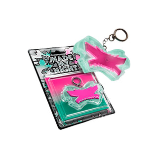 LE SSERAFIM - 2nd Single Album [MADE MY NIGHT] GLOW CLICKER KEYCHAIN (PINK / MINT)