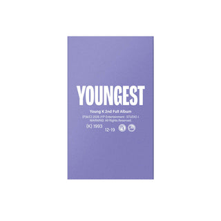 DAY6 Young K - 2nd Full Album YOUNGEST (PLATFORM ALBUM FANS VER.)
