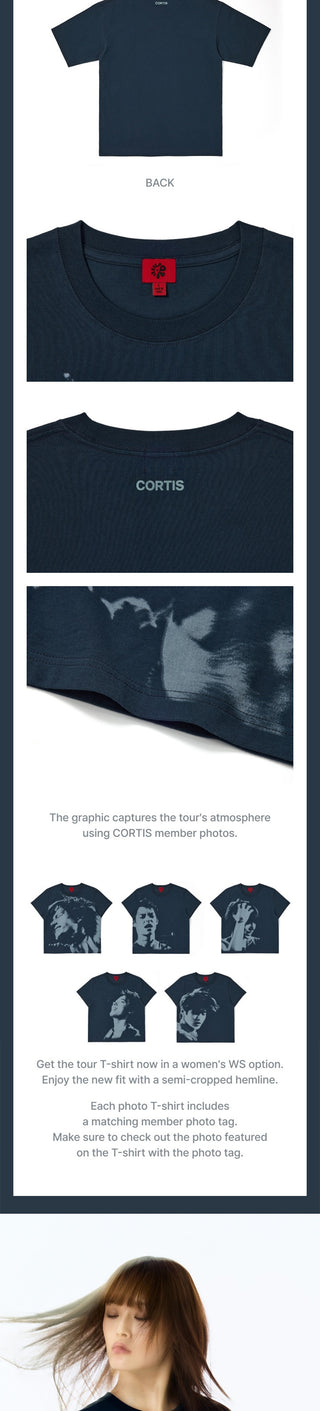 CORTIS - SEONGHYEON Photo T-Shirt (Navy) [2026 PUT YOUR PHONE DOWN CORTIS TOUR MD]