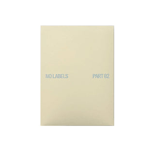 Beige book or notebook with 'No Labels Part 82' text on a white background TOMORROW X TOGETHER YEONJUN - 2nd Mini Album NO LABELS: PART 02