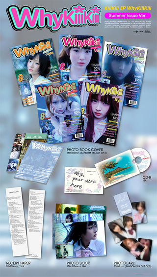 KiiiKiii - The 3rd EP WhyKiiiKiii (SUMMER ISSUE VER.)