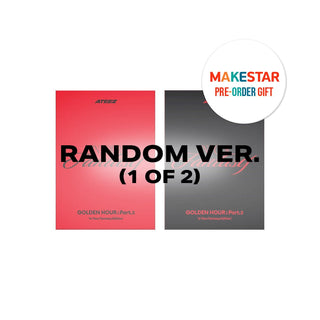 ATEEZ ALBUM 1Random [ Lucky Draw ] ATEEZ -  12th Mini Album GOLDEN HOUR Part 3 In Your Fantasy Edition (POCAALBUM VER.)