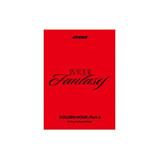 ATEEZ ALBUM RED ATEEZ -  12th Mini Album GOLDEN HOUR Part 3 In Your Fantasy Edition (POCAALBUM VER.)
