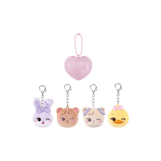 BLACKPINK MD / GOODS BLACKPINK - [DEADLINETOUR] BLACKPINK CHARACTER PLUSH FACE KEYRING + CASE