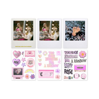 BLACKPINK MD / GOODS ROSE -  -R- ROSE Photocards & Stickers Set