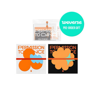 BTS DVD / BLU-RAY WEVERSE BTS - PERMISSION TO DANCE ON STAGE - LIVE (Set) + PERMISSION TO DANCE - SEOUL (DIGITAL CODE)