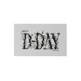BTS MD / GOODS BTS SUGA - DDAY METALLIC PHOTO CARD [ D-DAY MERCH MD ]