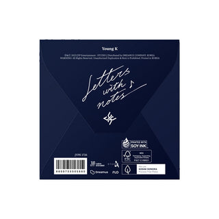 DAY6 Photobook Young K (DAY6) - Letters with notes (Digipack Ver.)