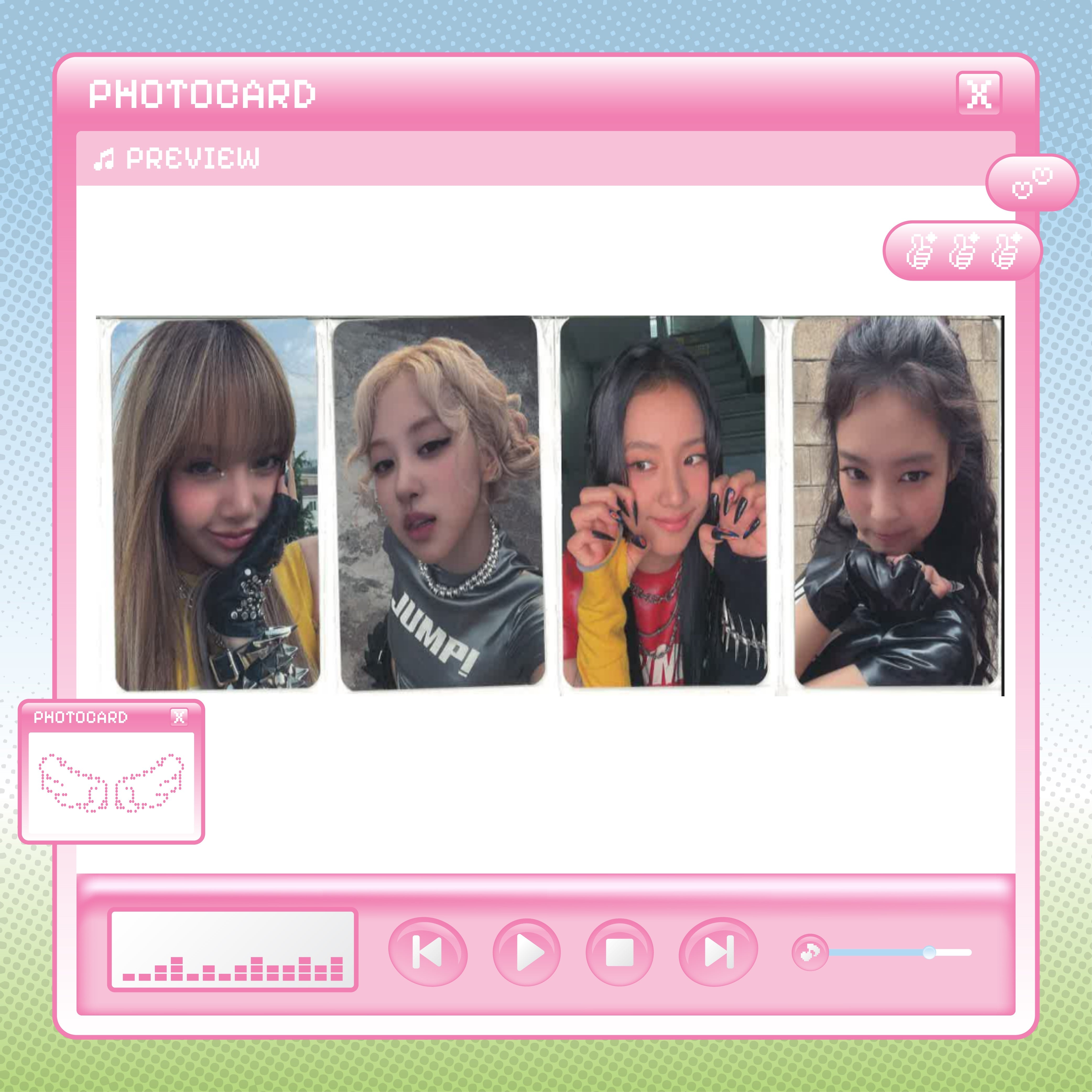 BLACKPINK JUMP OFFICIAL MD PHOTOCARD_SET – CHOCOKPOPSHOP