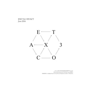 EXO ALBUM EXO - EX'ACT The 3rd Album (Korean ver.)