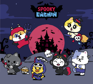 ENHYPEN ENCHIN - POUCH BAG KEYRING [SPOOKY ENCHIN MD]