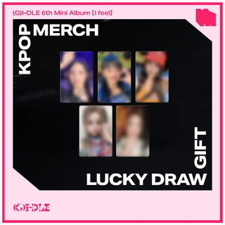 (G)I-DLE ALBUM [+KPOPMERCH Lucky Draw Photocard] (G)I-DLE - I FEEL 6th Mini Album
