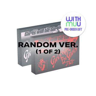 ITZY ALBUM 1Random + Withmuu POB ITZY - Girls Will Be Girls (PLATFORM ALBUM_POCAALBUM)