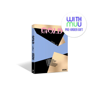 ITZY ALBUM LIGHTGOLD Ver + WITHMUU POB (+JYP, Withmuu POB)ITZY - 2nd Album GOLD (STANDARD VER.)