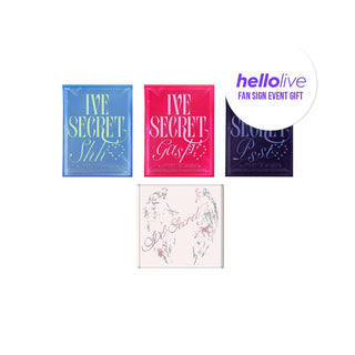 IVE ALBUM Hello Live POB / 1Random (Hello Live POB) IVE - The 4th EP IVE SECRET
