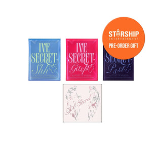 IVE ALBUM STARSHIP Gift / SET (SHH+GASP+PSST+LOVED IVE) IVE - The 4th EP IVE SECRET
